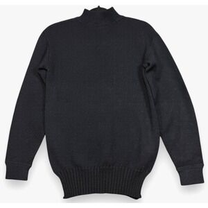 Vintage 40s USN US Navy Deck Sweater S Blue Knit WW2 WWII 1940s